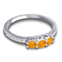 Petite Pave Trizikha Ring