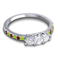 Petite Pave Trizikha Ring