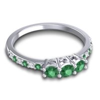 Petite Pave Trizikha Ring