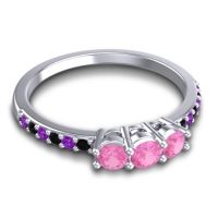 Petite Pave Trizikha Ring