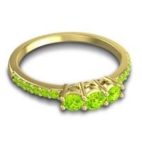 Petite Pave Trizikha Ring