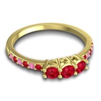 Petite Pave Trizikha Ring