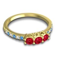 Petite Pave Trizikha Ring