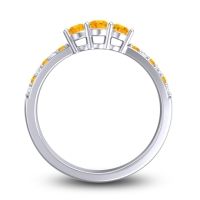 Petite Pave Trizikha Ring