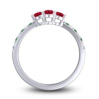 Petite Pave Trizikha Ring