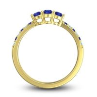 Petite Pave Trizikha Ring