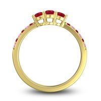 Petite Pave Trizikha Ring