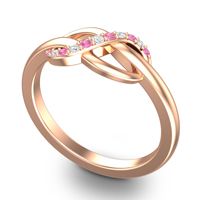 Petite Pave Udardati Ring