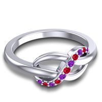 Petite Pave Udardati Ring