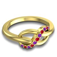 Petite Pave Udardati Ring