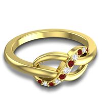 Petite Pave Udardati Ring
