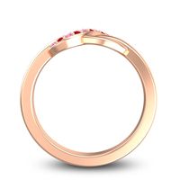 Petite Pave Udardati Ring