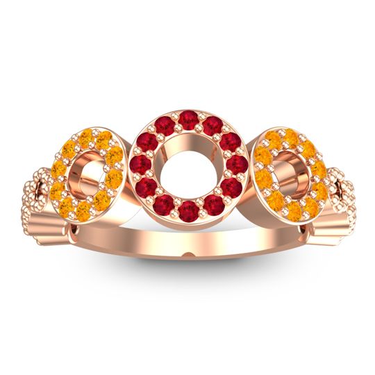 Statement Pave Khadi Ring