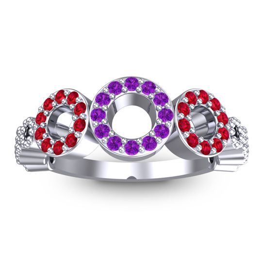 Statement Pave Khadi Ring