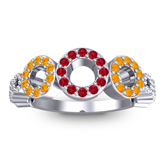 Statement Pave Khadi Ring