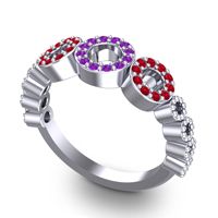 Statement Pave Khadi Ring