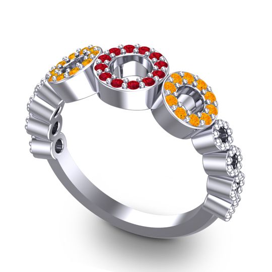 Statement Pave Khadi Ring