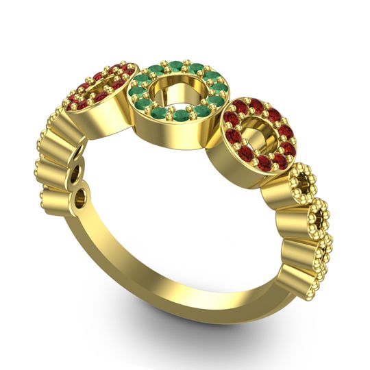 Statement Pave Khadi Ring