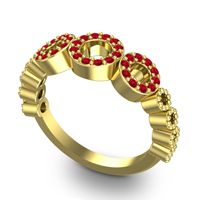 Statement Pave Khadi Ring