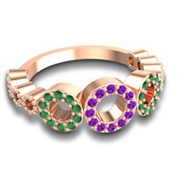 Statement Pave Khadi Ring