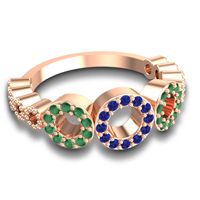 Statement Pave Khadi Ring