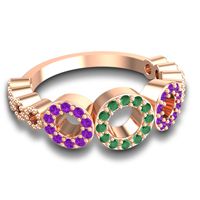 Statement Pave Khadi Ring