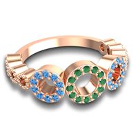 Statement Pave Khadi Ring