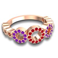 Statement Pave Khadi Ring