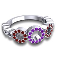 Statement Pave Khadi Ring