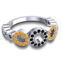 Statement Pave Khadi Ring