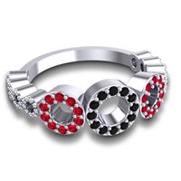 Statement Pave Khadi Ring