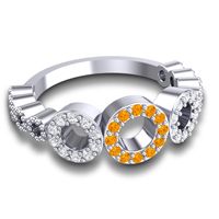 Statement Pave Khadi Ring