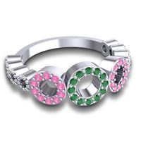 Statement Pave Khadi Ring