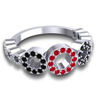 Statement Pave Khadi Ring