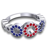 Statement Pave Khadi Ring