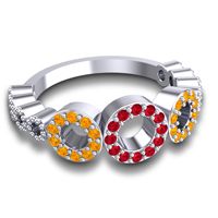 Statement Pave Khadi Ring