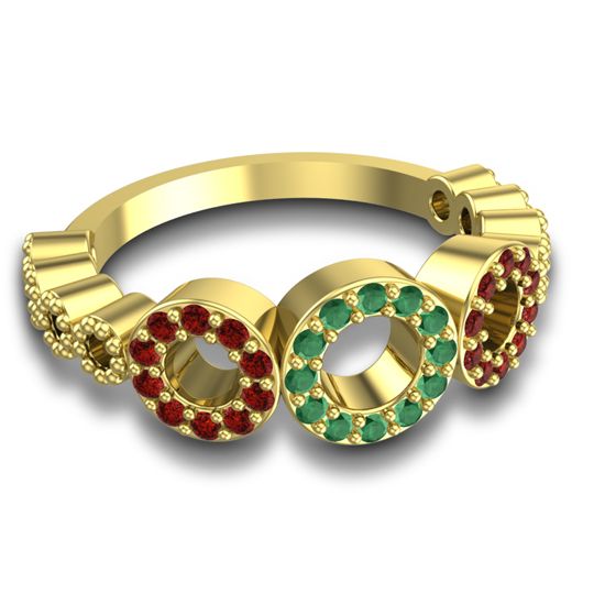 Statement Pave Khadi Ring