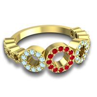 Statement Pave Khadi Ring