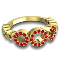 Statement Pave Khadi Ring