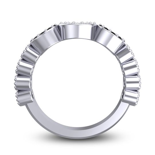 Statement Pave Khadi Ring