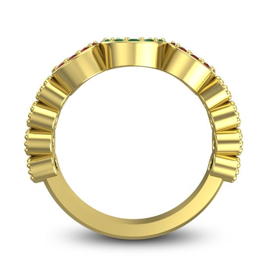 Statement Pave Khadi Ring