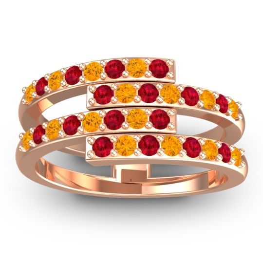 Simple Modern Pave Cita Ring