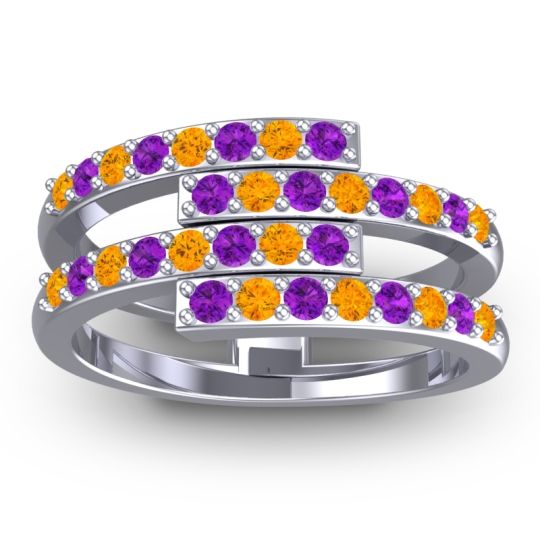 Simple Modern Pave Cita Ring