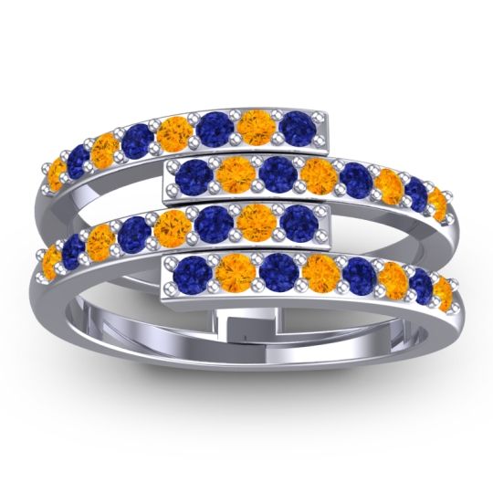 Simple Modern Pave Cita Ring