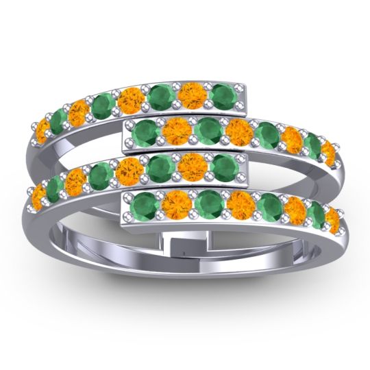 Simple Modern Pave Cita Ring