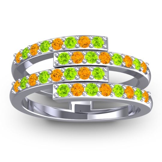 Simple Modern Pave Cita Ring