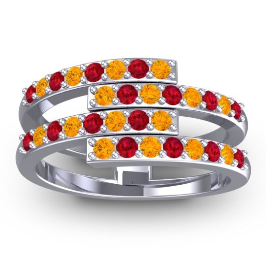 Simple Modern Pave Cita Ring