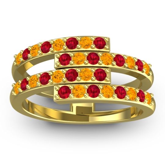 Simple Modern Pave Cita Ring