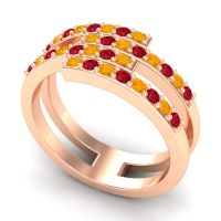 Simple Modern Pave Cita Ring