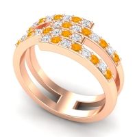 Simple Modern Pave Cita Ring